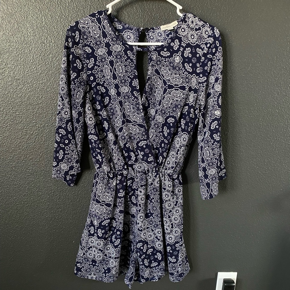Navy romper